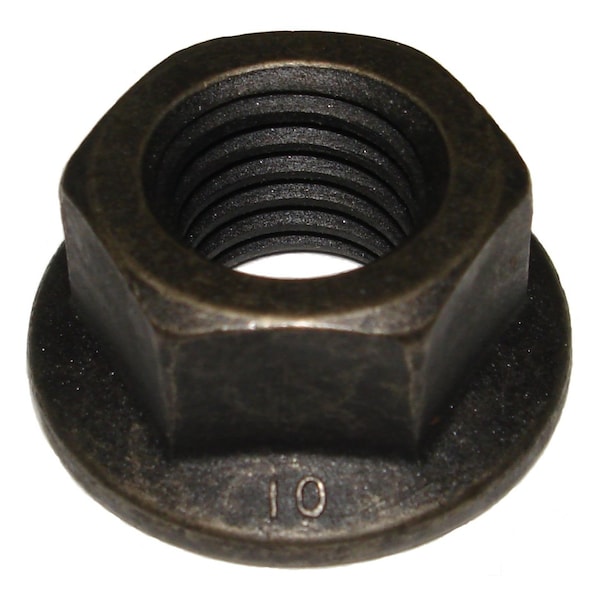 Midwest Fastener Flange Nut, M14-2.00, Steel, Class 10, Black Phosphate, 6 PK 78486 - main